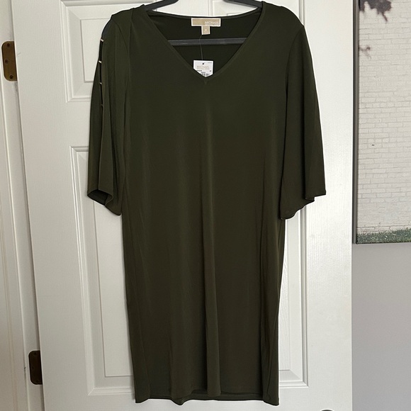 Michael Kors Tops - Michael Kors Olive V-Neck Tunic